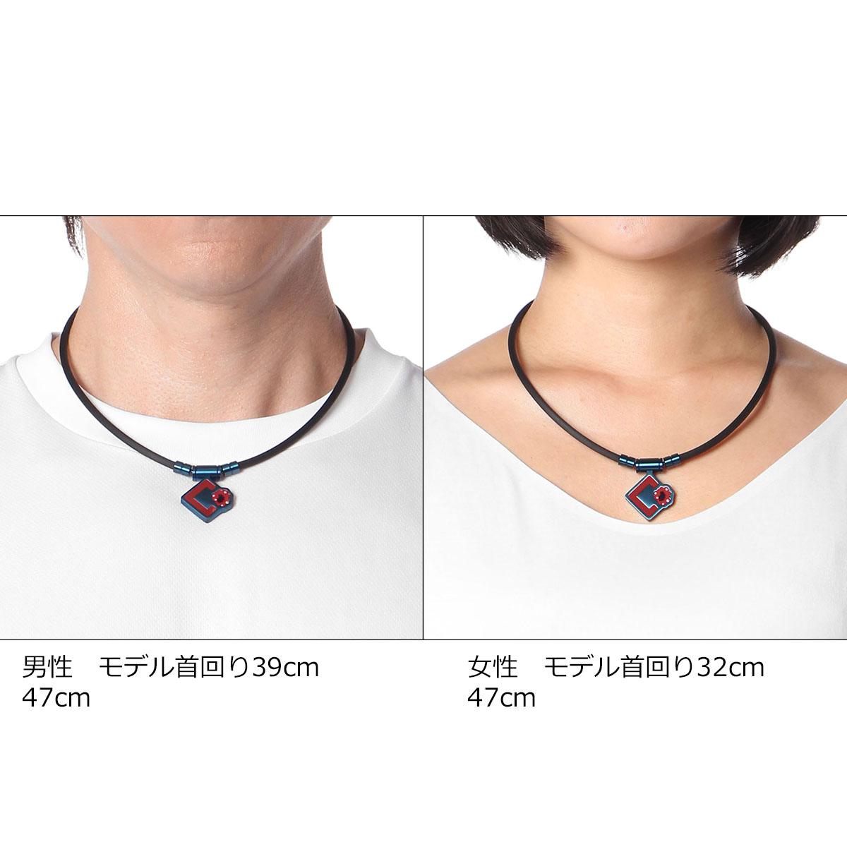 磁気ネックレス「コラントッテ TAO ネックレス MYAKU-MYAKU DESIGN /Colantotte」｜詳細画像
