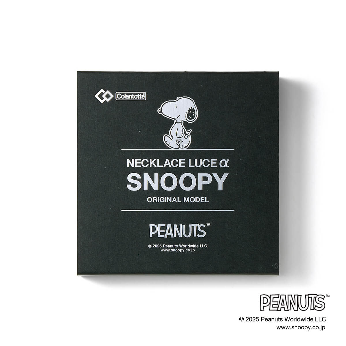 磁気ネックレス「コラントッテ ネックレス LUCEα SNOOPY ORIGINAL MODEL/Colantotte」